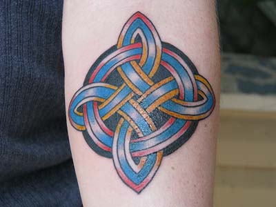 There are many Celtic love knot tattoo designs popular today, 