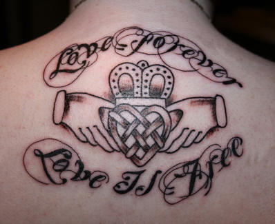 A picture tattoo can be made more beautiful by using tattoo lettering ideas
