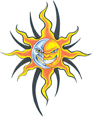 Another interesting significance of sun and moon tattoos is the unification 