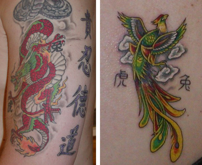 Options for Chinese Zodiac Tattoos.